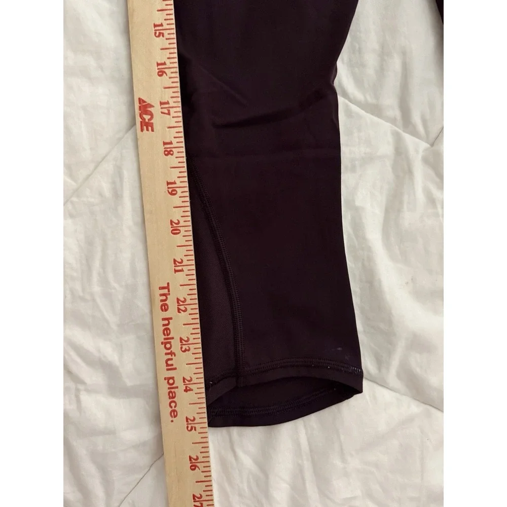 Lululemon Women Garnet Train Times Crop 17